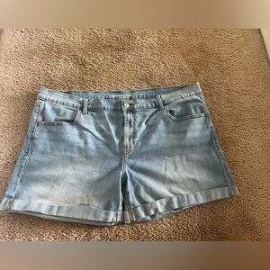 Women’s Denim Shorts Size 18